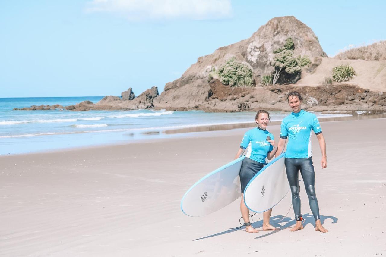 فندق Aotearoa Surf Eco Pods Te Arai المظهر الخارجي الصورة