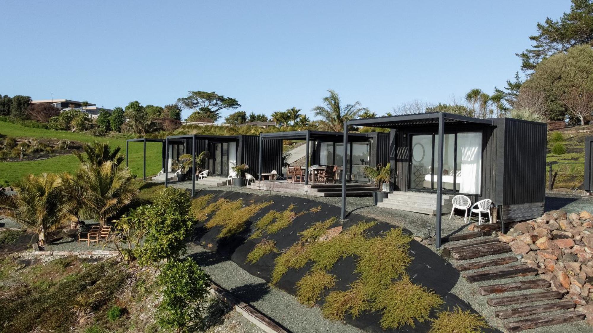 فندق Aotearoa Surf Eco Pods Te Arai المظهر الخارجي الصورة